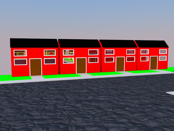 3d neighborhood model - neighborhood by matthew colston